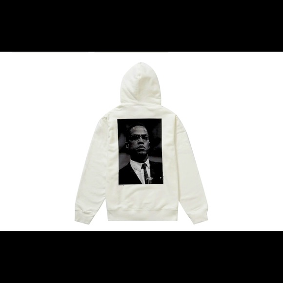 Supreme Roy DeCarava Malcolm X hooded sweatshirt size L. NWT